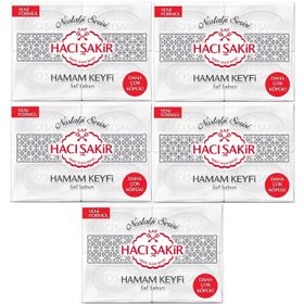 Hacı Şakir 4x200 gr 5 Adet Hamam Keyfi Saf Sabun