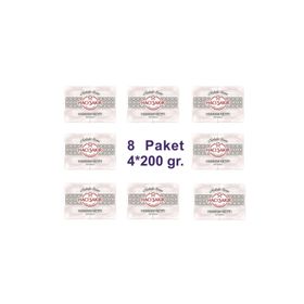 Hacı Şakir 4x200 gr 8 Adet Hamam Keyfi Saf Sabun