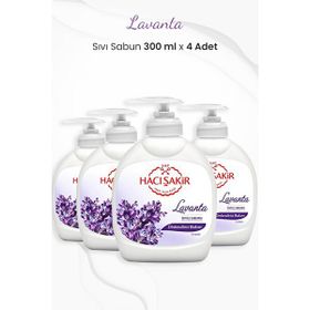 Hacı Şakir 4x300 ml Lavanta Dinlendirici Sıvı Sabun