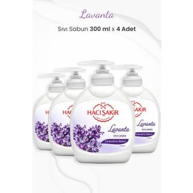 Hacı Şakir 4x300 ml Lavanta Dinlendirici Sıvı Sabun