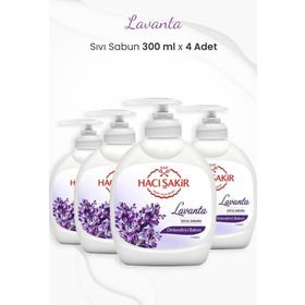 Hacı Şakir 4x300 ml Lavanta Dinlendirici Sıvı Sabun