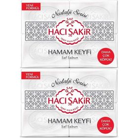Hacı Şakir 8x200 gr Hamam Keyfi Saf Sabun