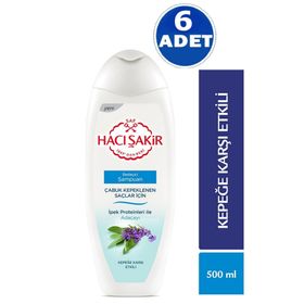 Hacı Şakir Adaçayı Kepeklenen Saçlar için 6x500 ml Şampuan