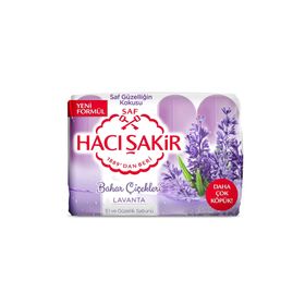 Hacı Şakir Bahar Çiçekleri Lavanta 4x70 gr El ve Güzellik Sabunu