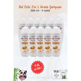 Hacı Şakir Bal 2'si 1 Arada Kepeğe Karşı 11x500 ml Rosie Şampuan