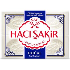 Hacı Şakir Doğal Beyaz 4x150 gr 2 Adet Kalıp Sabun