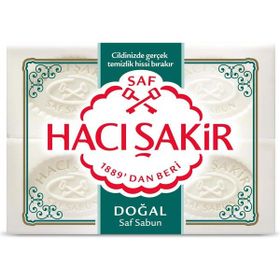 Hacı Şakir Doğal Geleneksel 4x200 gr Beyaz Sabun