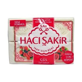 Hacı Şakir Doğal Gül 600 gr Banyo Sabunu
