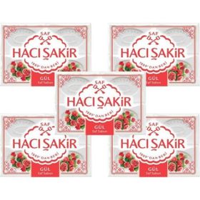 Hacı Şakir Gül Kalıp 4x150 gr 5li Banyo Sabunu
