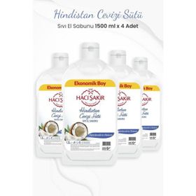 Hacı Şakir Hindistan Cevizi 4x1500 ml Sıvı Sabun