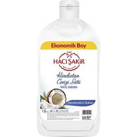 Hacı Şakir Hindistan Cevizi Sütü Nemlendirici Bakım 1.5 kg Sıvı El Sabunu (2 adet)