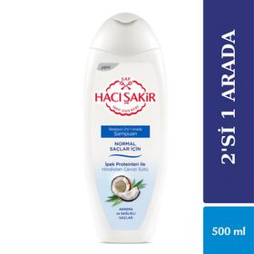 Hacı Şakir Hindistan Cevizli 2 in 1 500 ml Şampuan