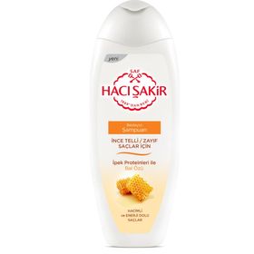 Hacı Şakir İnce Telli ve Zayıf Saçlara Özel Bal Özlü 500 ml Şampuan