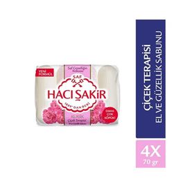 Hacı Şakir Klasik Çiçek Terapisi 4x70 gr 3 Adet Güzellik Sabunu
