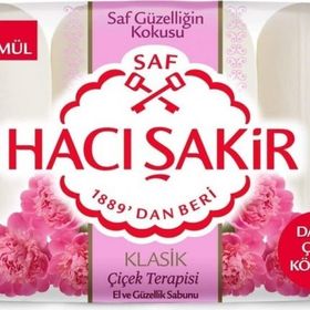 Hacı Şakir Klasik Çiçek Terapisi 4x70 gr 6'lı Güzellik Sabunu