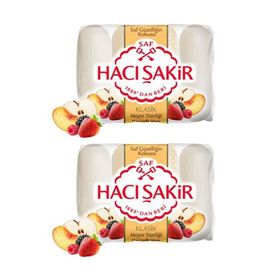 Hacı Şakir Klasik Meyve Tazeliği 4x70 gr 2 Adet Güzellik Sabunu