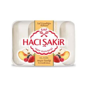 Hacı Şakir Klasik Meyve Tazeliği 4x70 gr 6 Adet Güzellik Sabunu