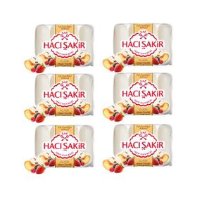 Hacı Şakir Klasik Meyve Tazeliği 4x70 gr 6 Adet Güzellik Sabunu