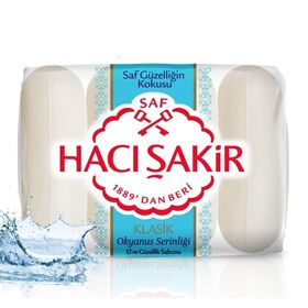 Hacı Şakir Klasik Okyanus Serinliği 4x70 gr Güzellik Sabunu