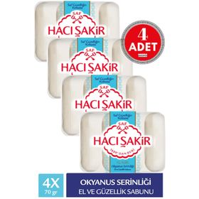 Hacı Şakir Klasik Okyanus Serinliği 4x70 gr Güzellik Sabunu