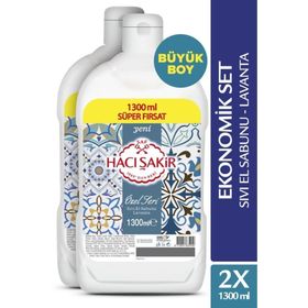Hacı Şakir Lavanta 2x1300 ml Sıvı El Sabunu
