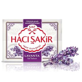 Hacı Şakir Lavanta 4x150 gr 15 Adet Kalıp Sabun