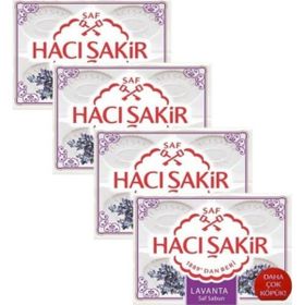 Hacı Şakir Lavanta 4x600 gr Banyo Sabunu