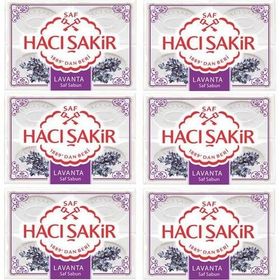 Hacı Şakir Lavanta 6x600 gr Sabun