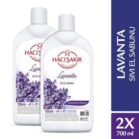 Hacı Şakir Lavanta Dinlendirici Bakım 2x700 ml Sıvı El Sabunu