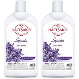 Hacı Şakir Lavanta Dinlendirici Bakım 2x700 ml Sıvı El Sabunu