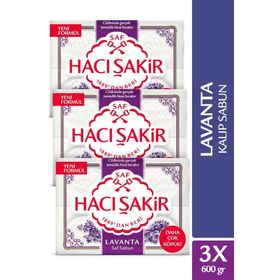 Hacı Şakir Lavanta Saf 3x200 gr Kalıp Sabun