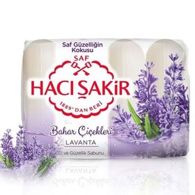 Hacı Şakir Lavantalı 4x70 gr Çoklu Paket Güzellik Sabunu