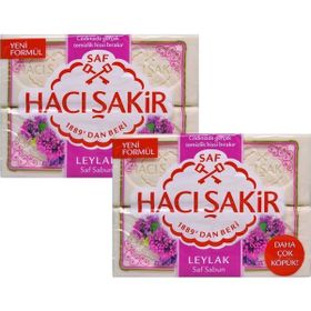 Hacı Şakir Leylak 4x150 gr 2 Paket Kalıp Sabun