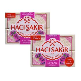 Hacı Şakir Leylak 4x150 gr 2 Paket Kalıp Sabun