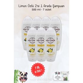 Hacı Şakir Limon 2'si 1 Arada Kepeğe Karşı 7x500 ml Rosie Şampuan
