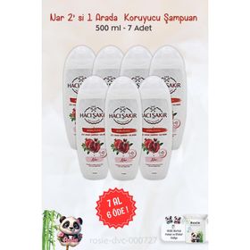 Hacı Şakir Nar 2'si 1 Arada Kepeğe Karşı 7x500 ml Rosie Şampuan
