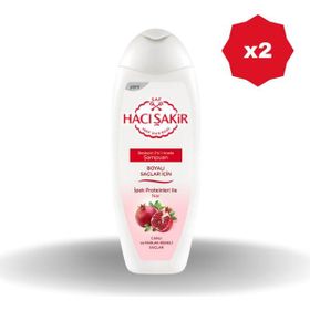 Hacı Şakir Nar Boyalı 2 in 1 2x500 ml Şampuan