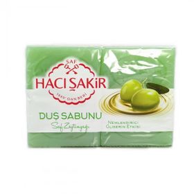 Hacı Şakir Saf Zeytinyağı Gliserinli 4x125 gr Duş Sabunu