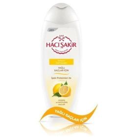 Hacı Şakir Yağlı Saçlar Limon 2 in 1 Arada Kremli 500 ml Şampuan