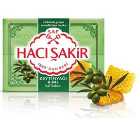 Hacı Şakir Zeytinyağı-Bal 4x150 gr Çoklu Paket Kalıp Sabun