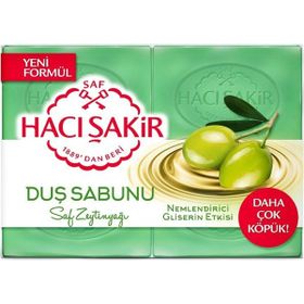 Hacı Şakir Zeytinyağı Gliserinli 4 X 125 gr Duş Sabunu