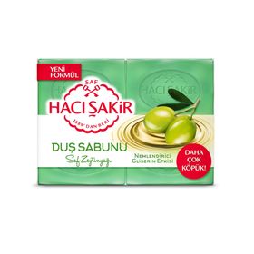 Hacı Şakir Zeytinyağı Gliserinli Saf Zeytinyağı 4 Adet Duş Sabunu