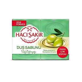 Hacı Şakir Zeytinyağı Gliserinli Saf Zeytinyağı 4 Adet Duş Sabunu