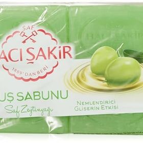 Hacı Şakir Zeytinyağı Gliserinli Saf Zeytinyağı 4 Adet Duş Sabunu