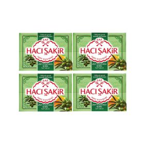 Hacı Şakir Zeytinyağı ve Bal 4x150 gr Saf Kalıp Sabun