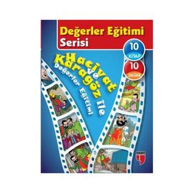 Hacivat ve Karagözle ile Değerler Eğitimi 10 Kitap Takım - Elif Akardaş
