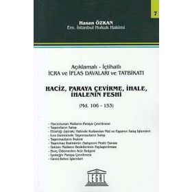 Haciz, Paraya Çevirme, İhale, İhalenin Feshi - Seri 7 Madde 106 - 153 - Hasan Özkan