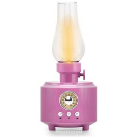 Hadron C210 100-100 200 mm Pembe Nostalji Gaz Lambası Bluetooth Speaker