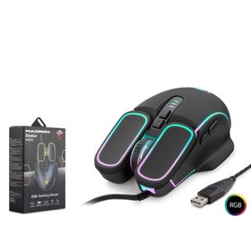Hadron G350 Bomber 6400DPI RGB Ledli 1.50 mt USB Kablolu Siyah Oyuncu Mouse