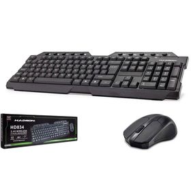 Hadron H834 Wireless Kablosuz Klavye Mouse Set siyah